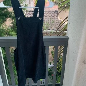 Corduroy black urban outfitters dress